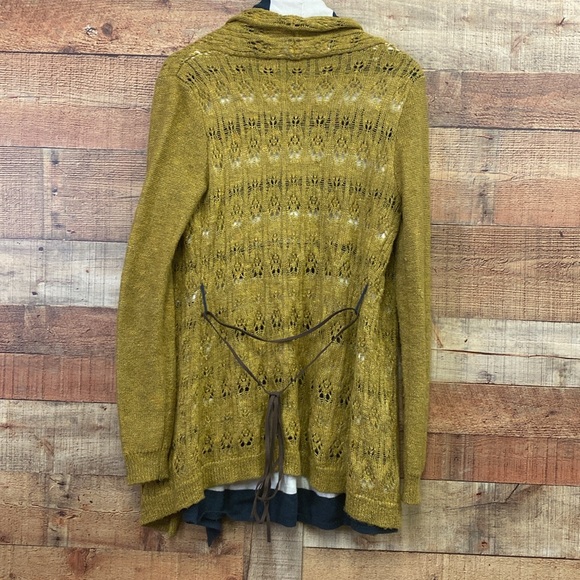 BKE Buckle Layered Cardigan L - Picture 4 of 4